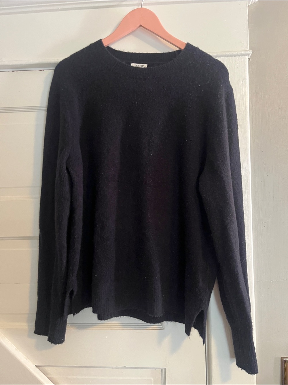 J. Crew Factory Black Crewneck Sweater